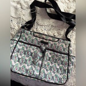 Vera Bradley Quilted Women's Tote Bag - Retired Print Paisley Stripes